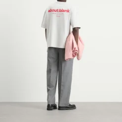 about:blank Box Logo T-Shirt