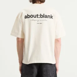 about:blank Box Logo T-Shirt