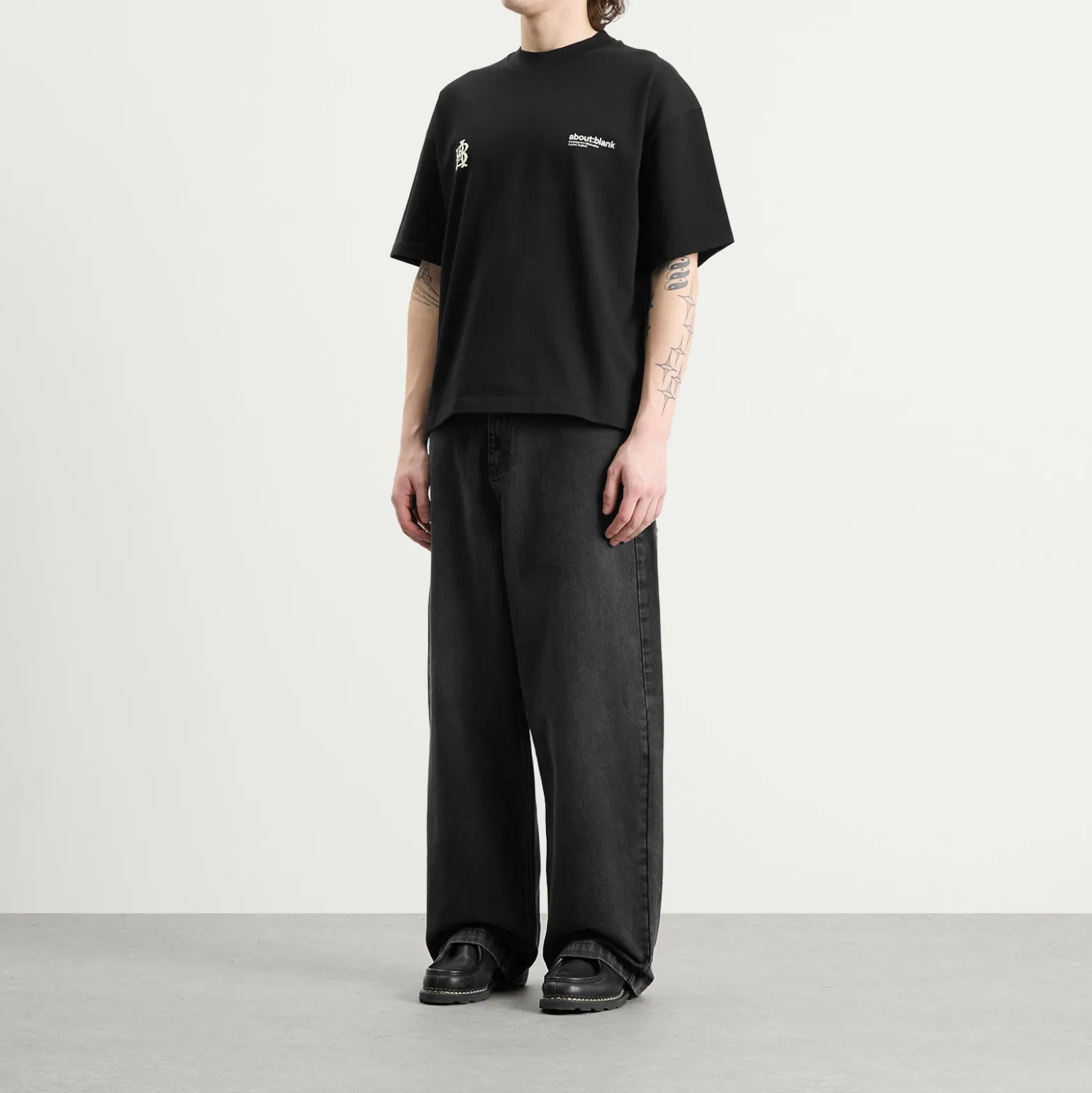 about:blank Dual Logo T-Shirt