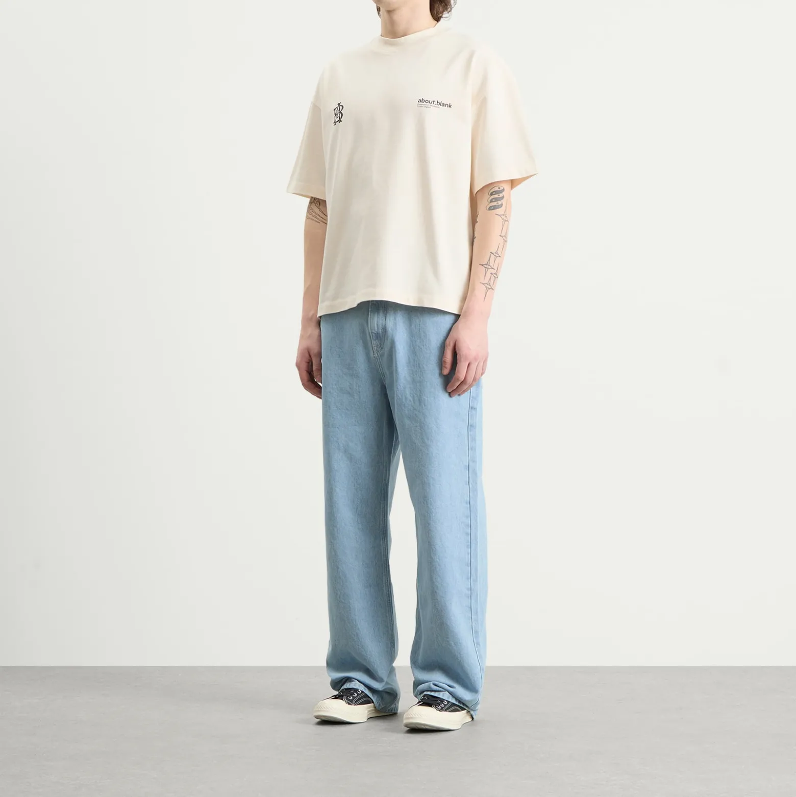 about:blank Dual Logo T-Shirt