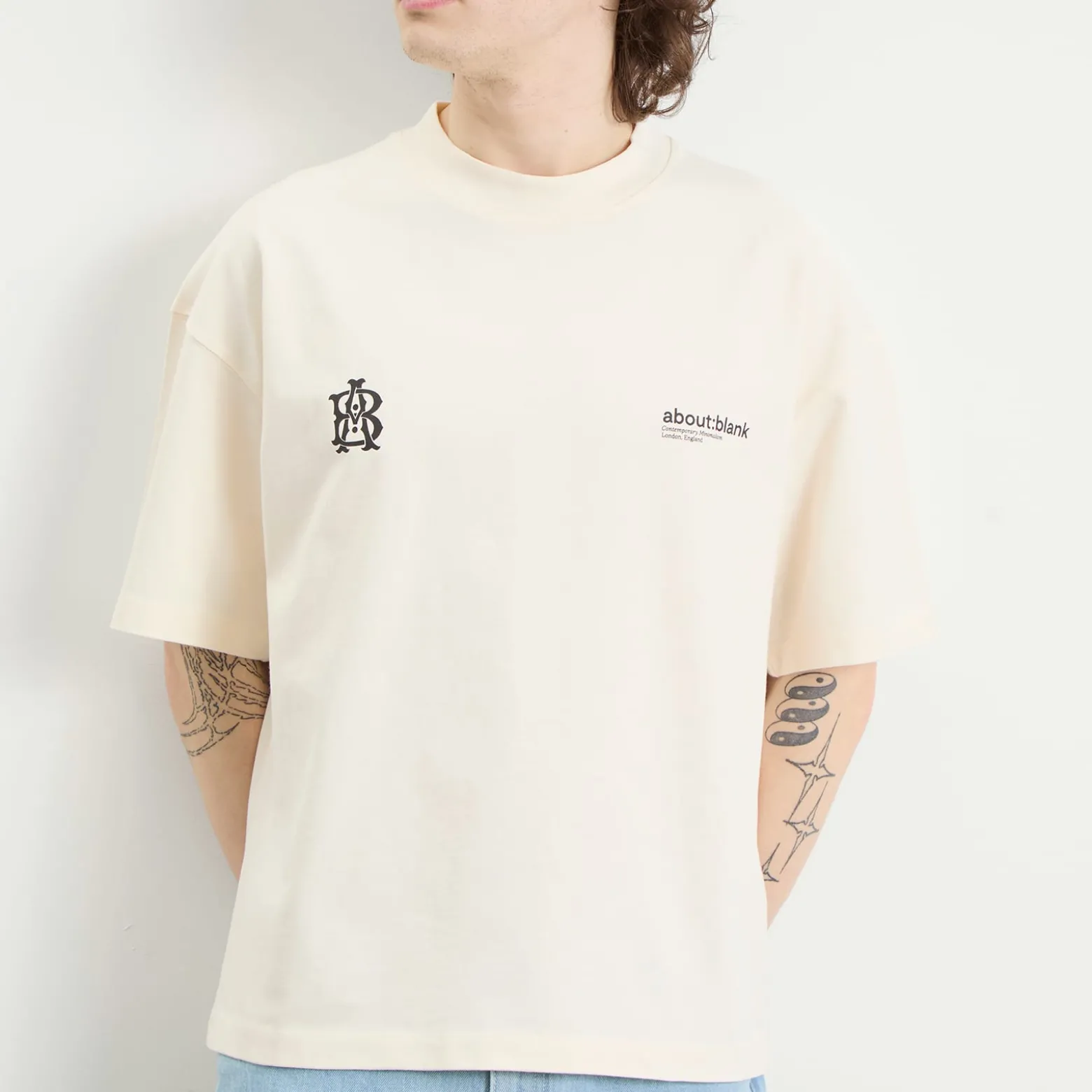 about:blank Dual Logo T-Shirt