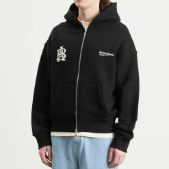 about:blank Dual Logo Zip Hoodie