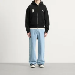 about:blank Dual Logo Zip Hoodie