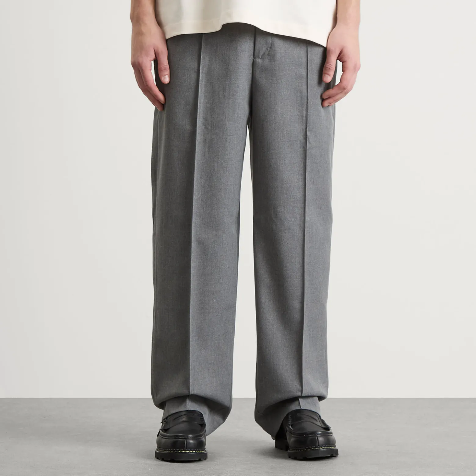 about:blank Everyday Pleated Trouser