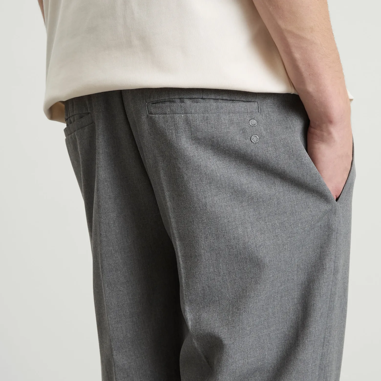 about:blank Everyday Pleated Trouser