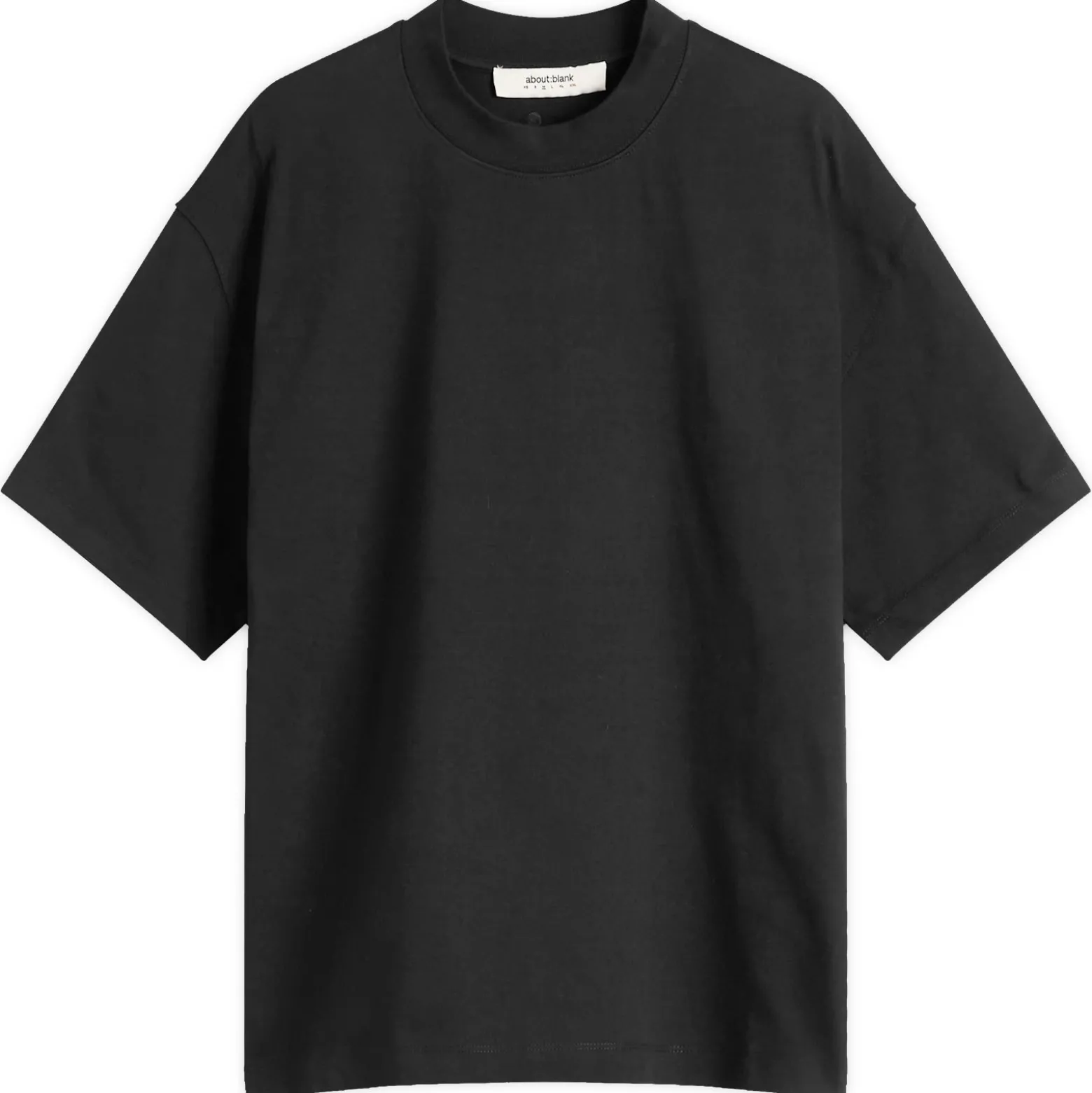 about:blank Mock Neck T-Shirt