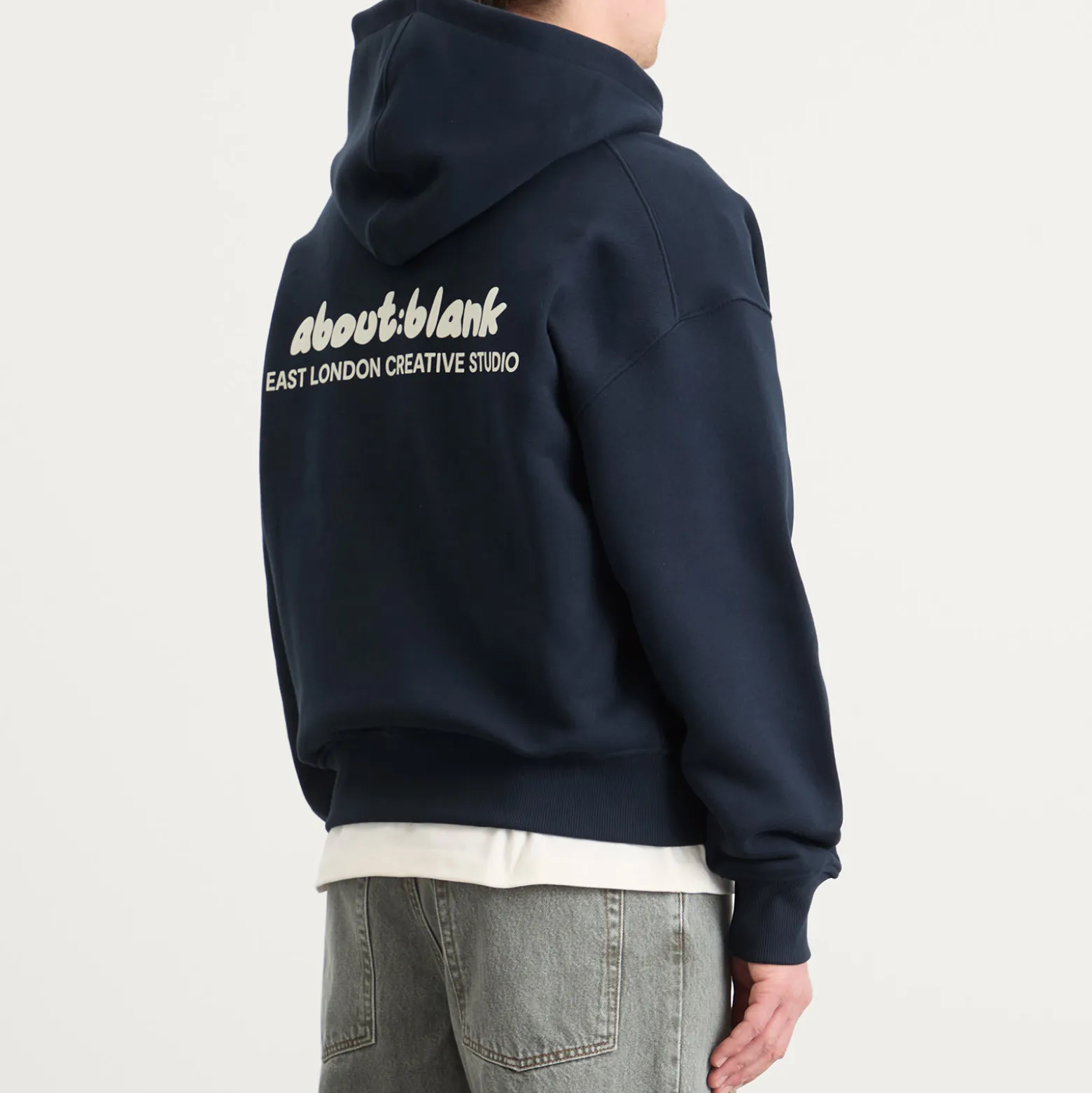 about:blank Presented by END. Zev Zip Hoodie