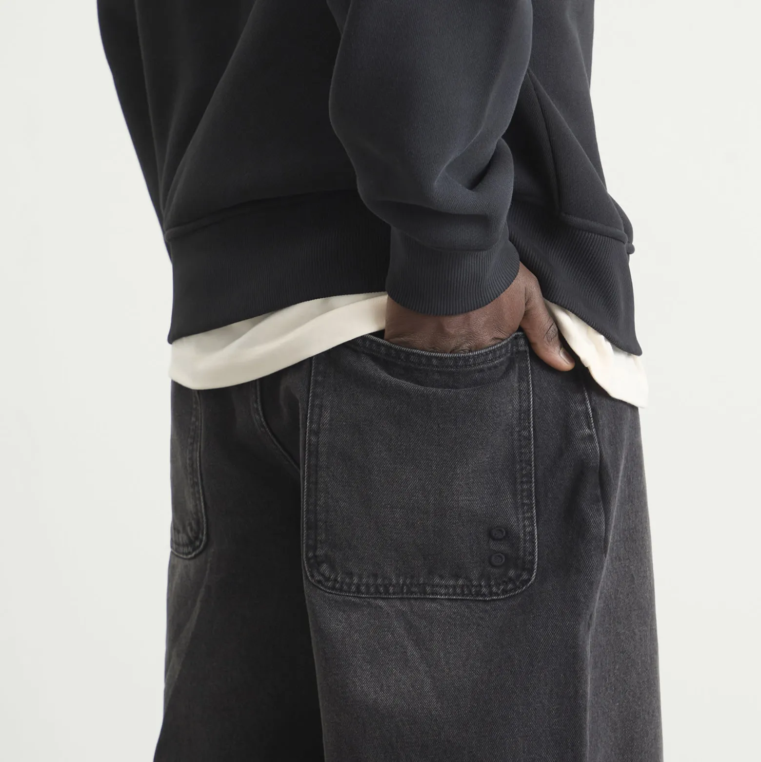 about:blank Wide Leg Denim
