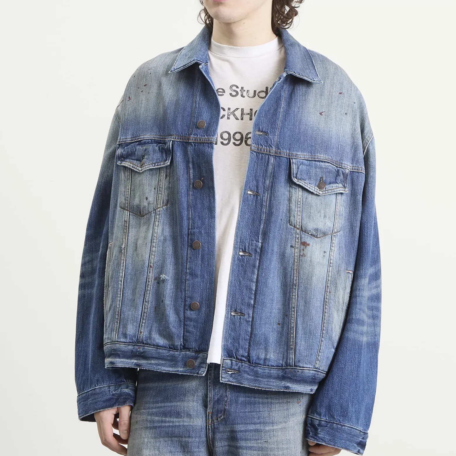 Acne Studios Blue Trafalgar Denim Jacket