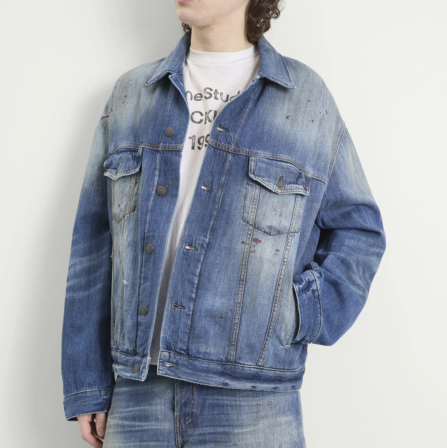 Acne Studios Blue Trafalgar Denim Jacket