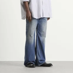 Acne Studios 2021 Blue Trafalgar Wide Leg Jeans