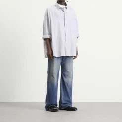 Acne Studios 2021 Blue Trafalgar Wide Leg Jeans