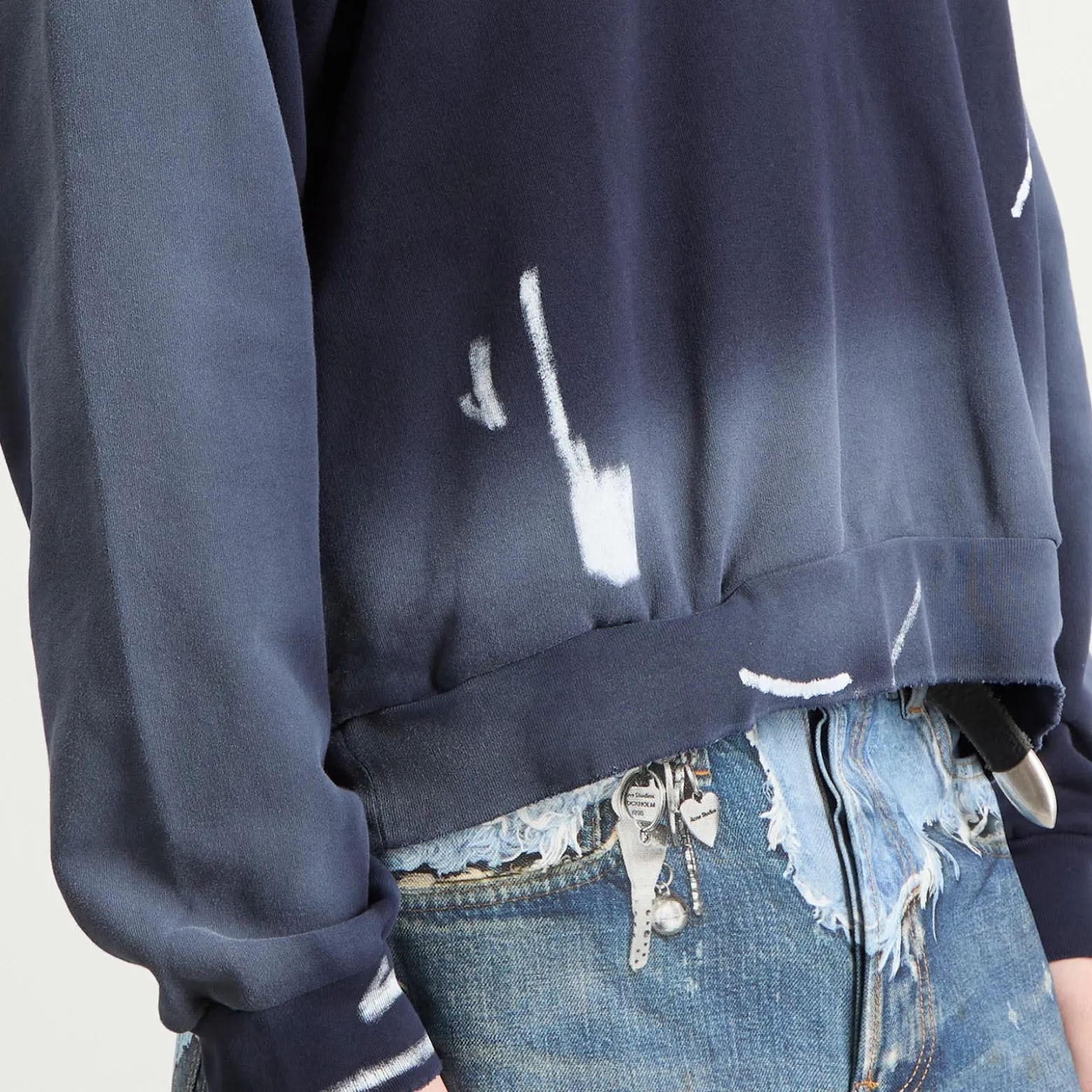 Acne Studios Bow Spray Print Hoodie