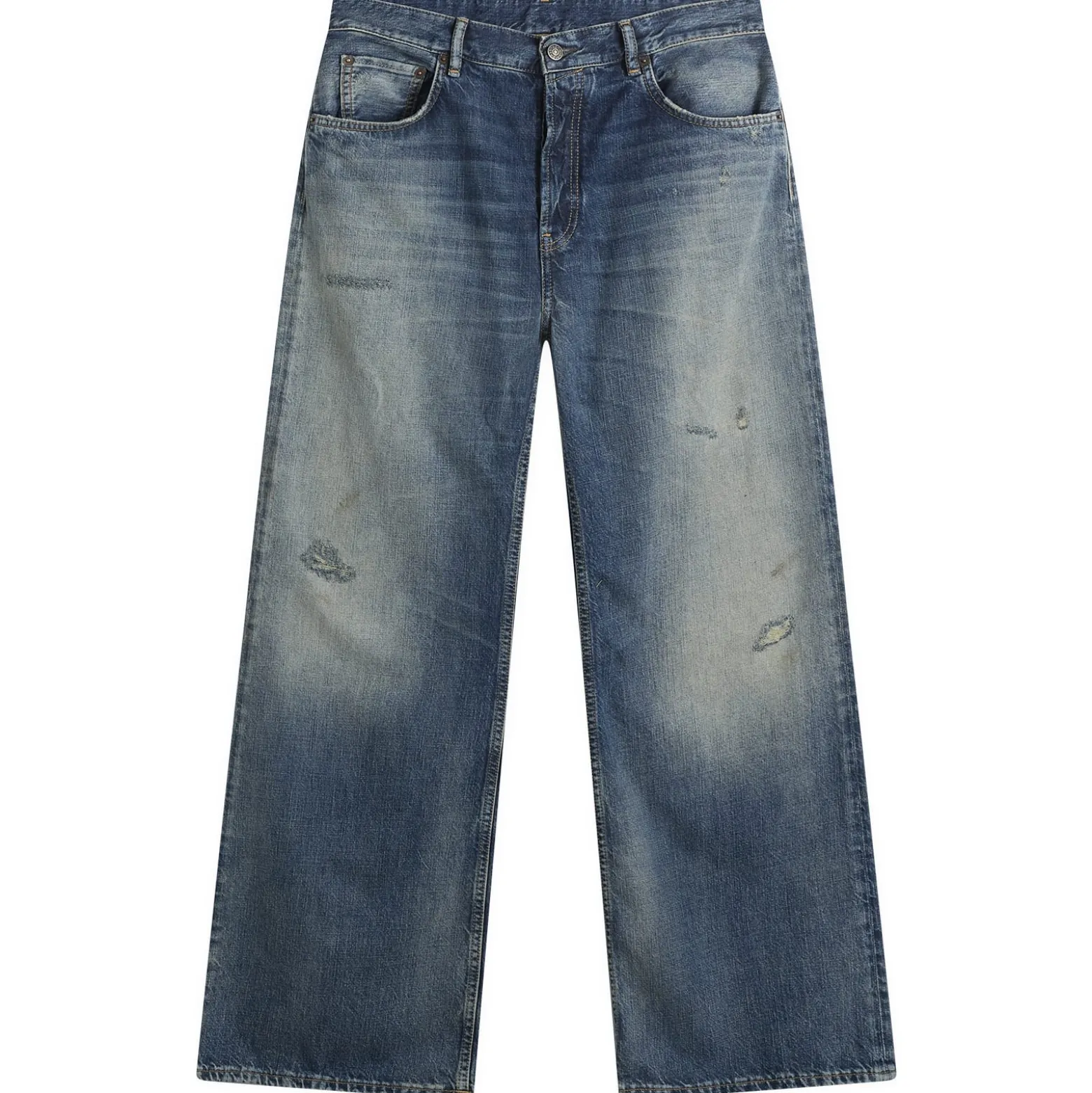 Acne Studios 2021 Daybreak Wash Wide Leg Jeans