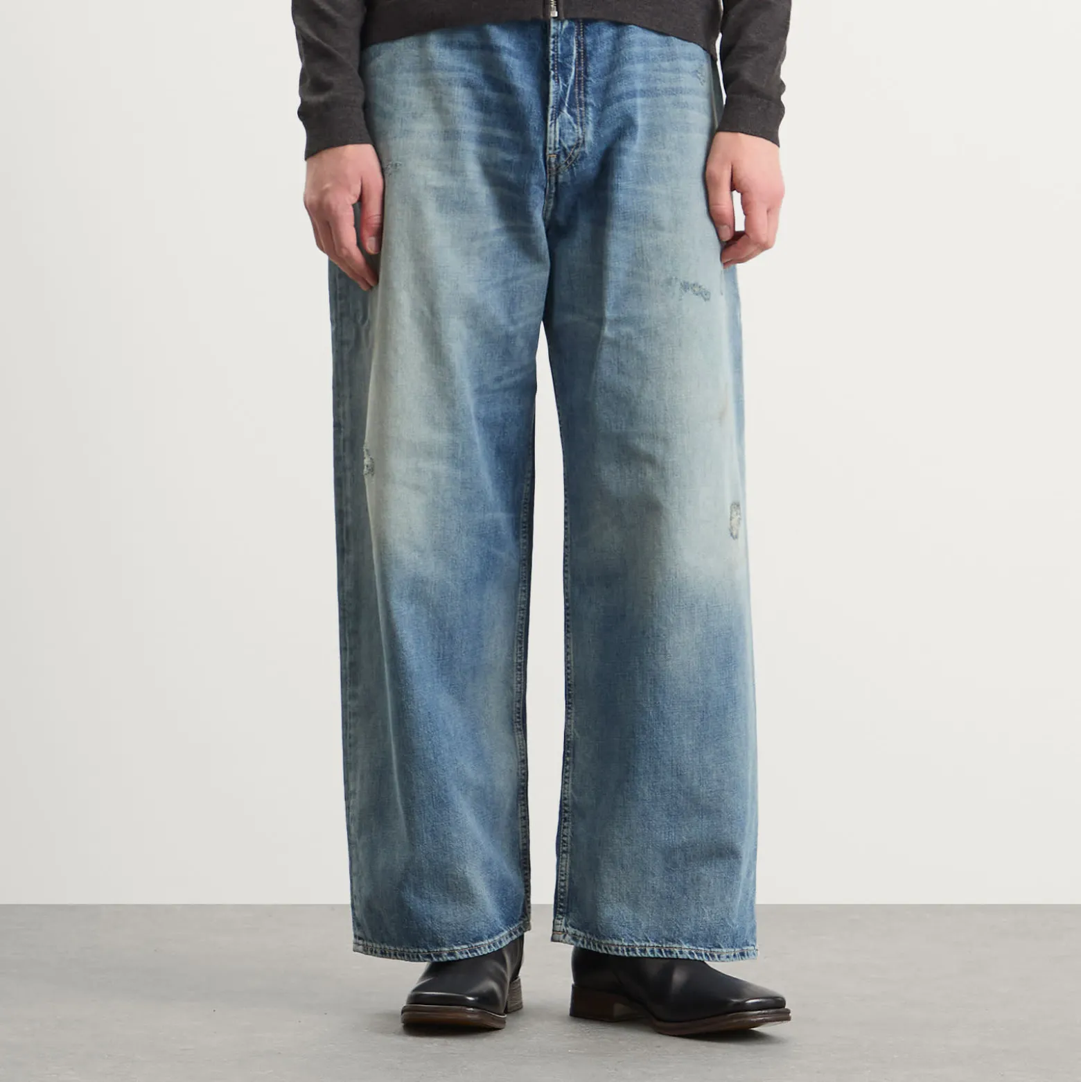 Acne Studios 2023 Daybreak Wash Wide Leg Jeans
