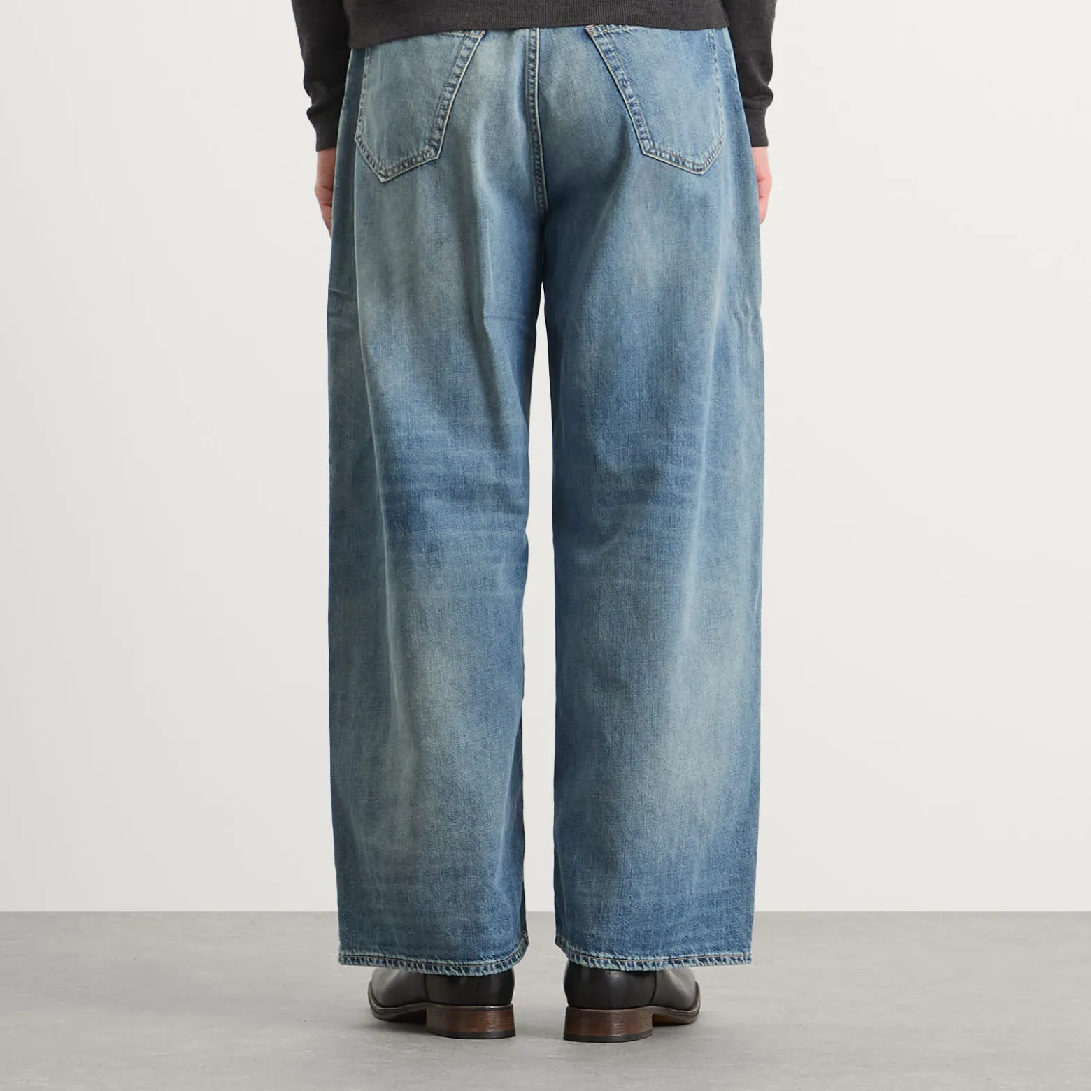 Acne Studios 2023 Daybreak Wash Wide Leg Jeans