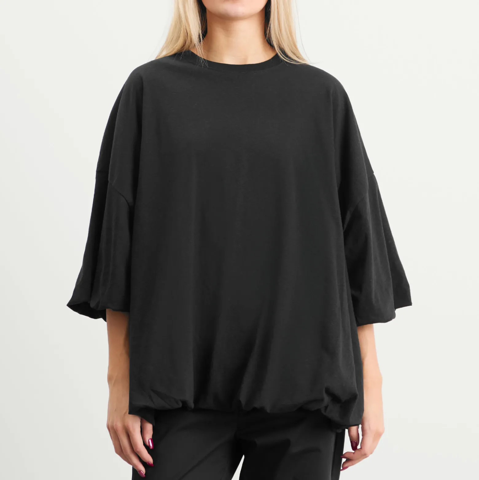 Acne Studios Eniko Irregular Balloon T-Shirt Dress