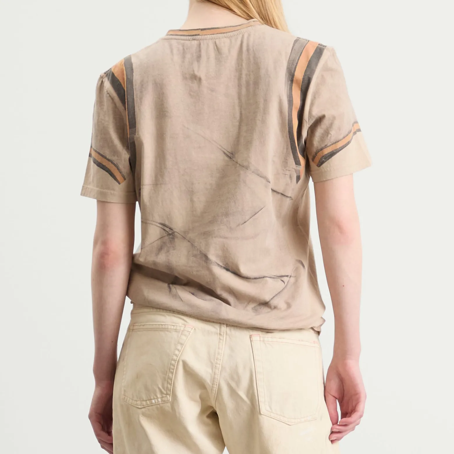 Acne Studios Eram Graphic Trompe L'Oeil Printed T-Shirt
