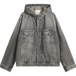 Acne Studios Gothik Wash Hooded Denim Jacket