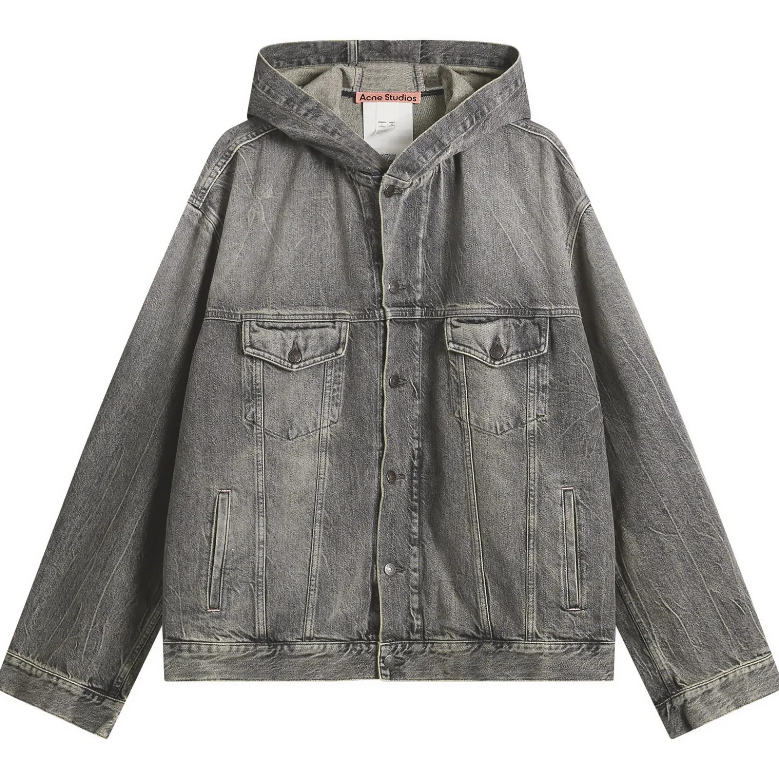Acne Studios Gothik Wash Hooded Denim Jacket