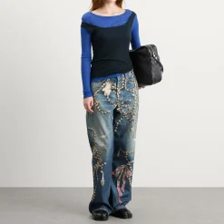 Acne Studios Jewellery Printed Jeans