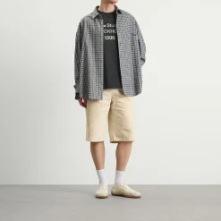 Acne Studios Judda White Trafalgar Denim Shorts