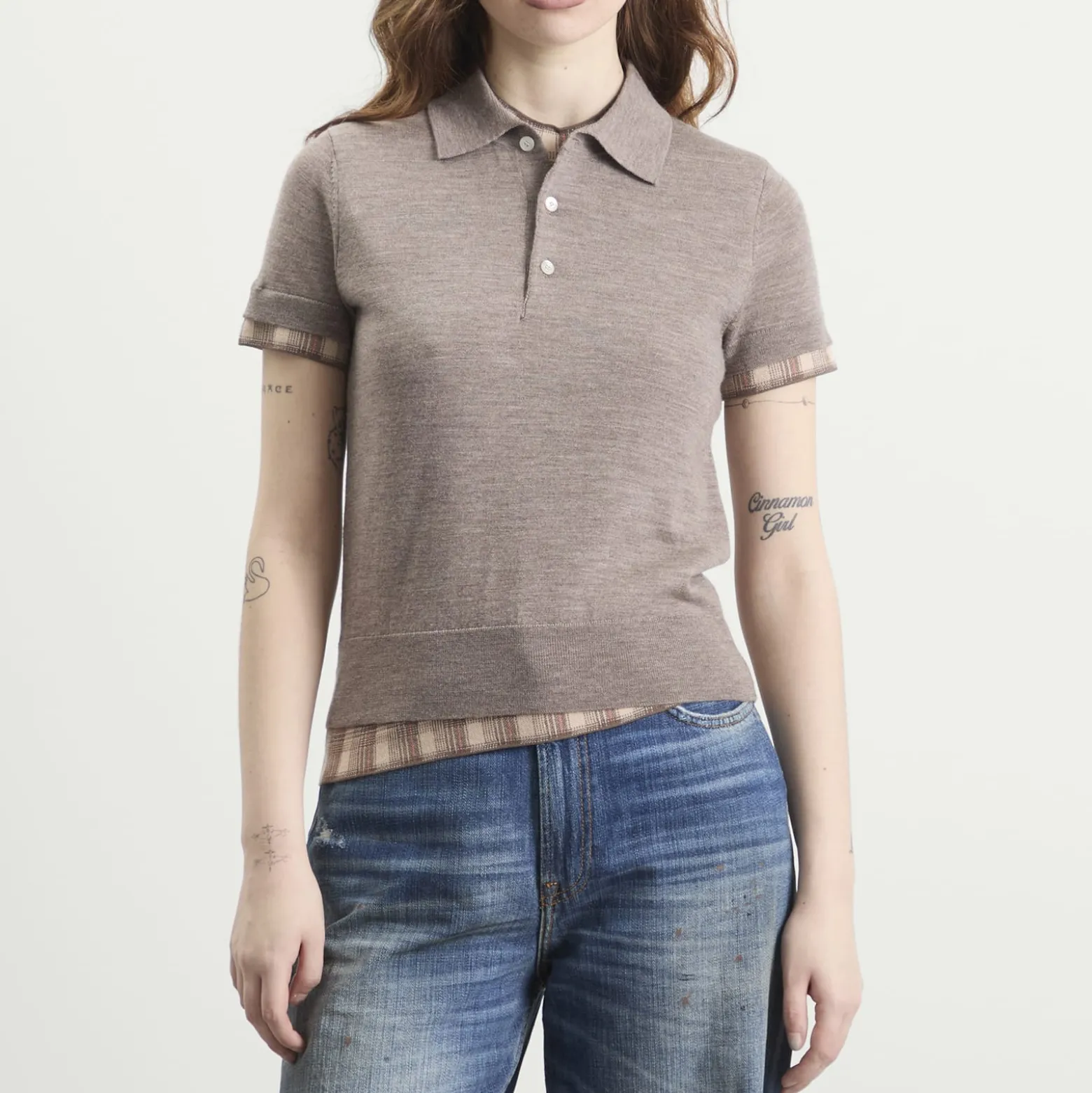 Acne Studios Kalissa Double Archetypes Polo