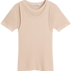 Acne Studios Kred Thin Ribs Layered T-Shirt