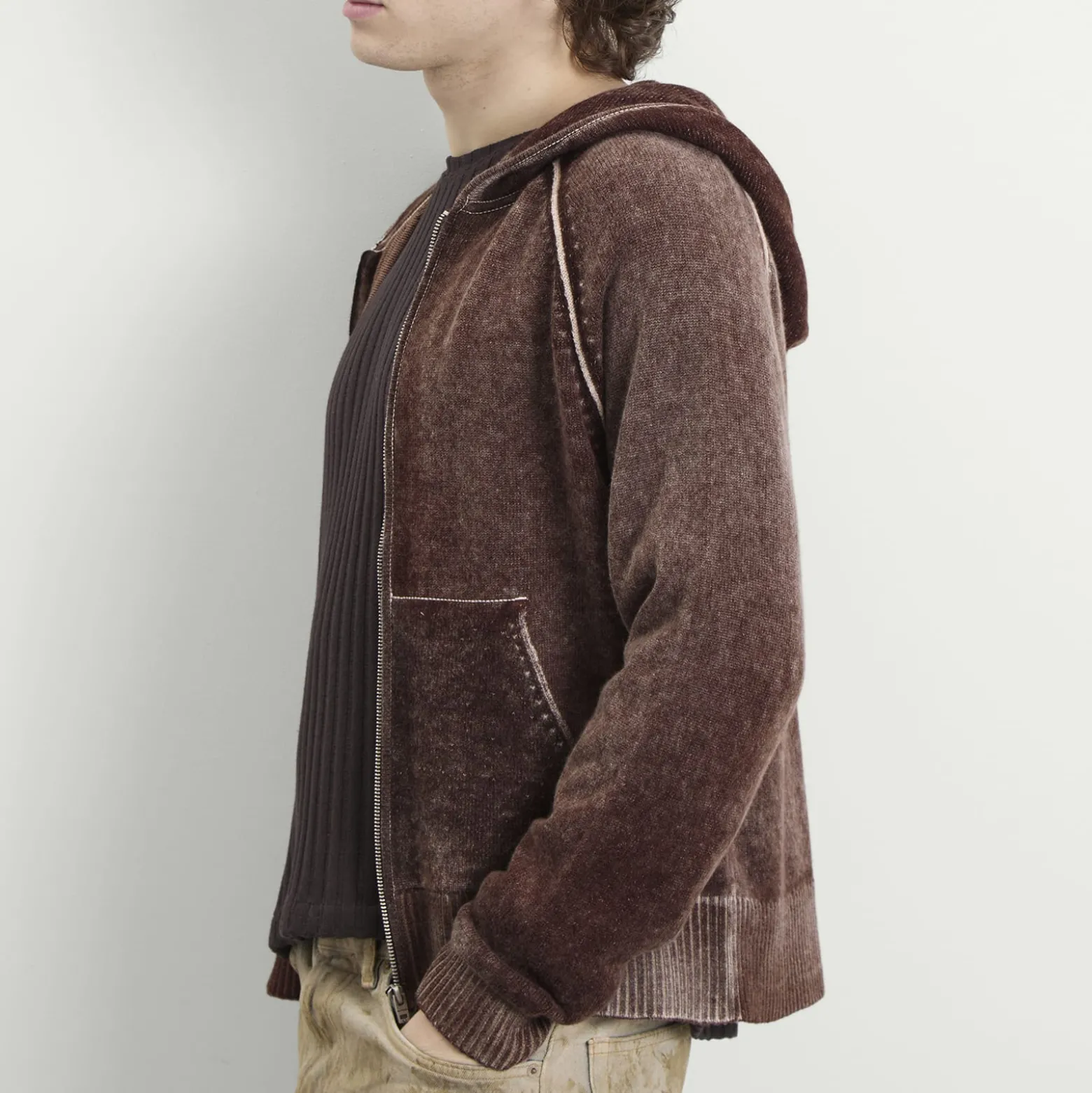 Acne Studios Kupiter Knitted Hoodie