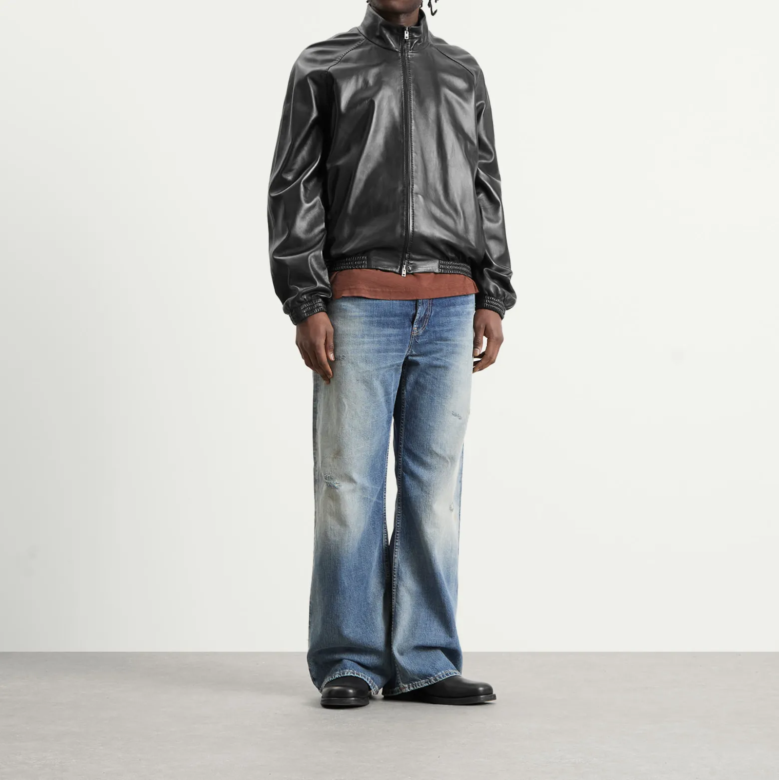 Acne Studios Leather Bomber