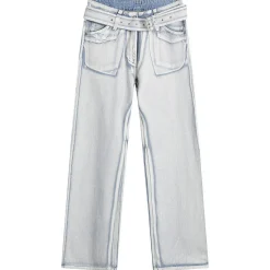 Acne Studios Page Blue Shadow Belted Jeans
