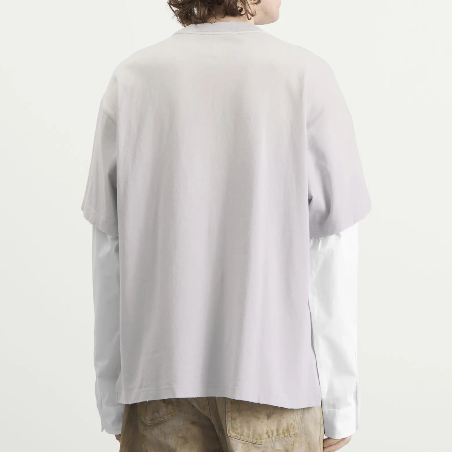 Acne Studios Tinsel Logo Double Sleeve T-Shirt