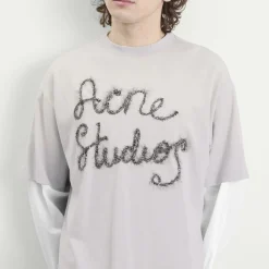Acne Studios Tinsel Logo Double Sleeve T-Shirt