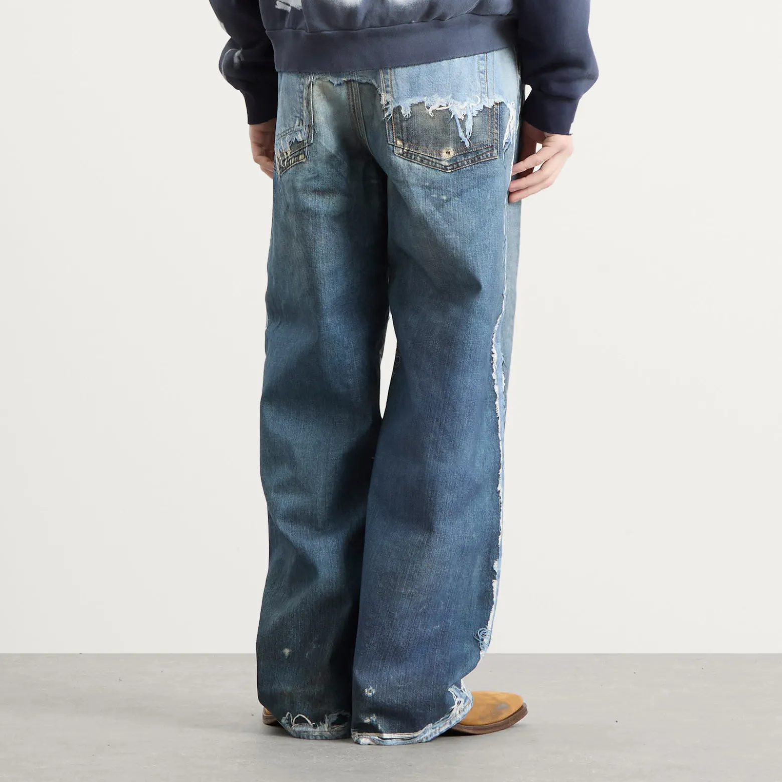 Acne Studios 1981 Trompe l’oeil Skeleton Print Jeans