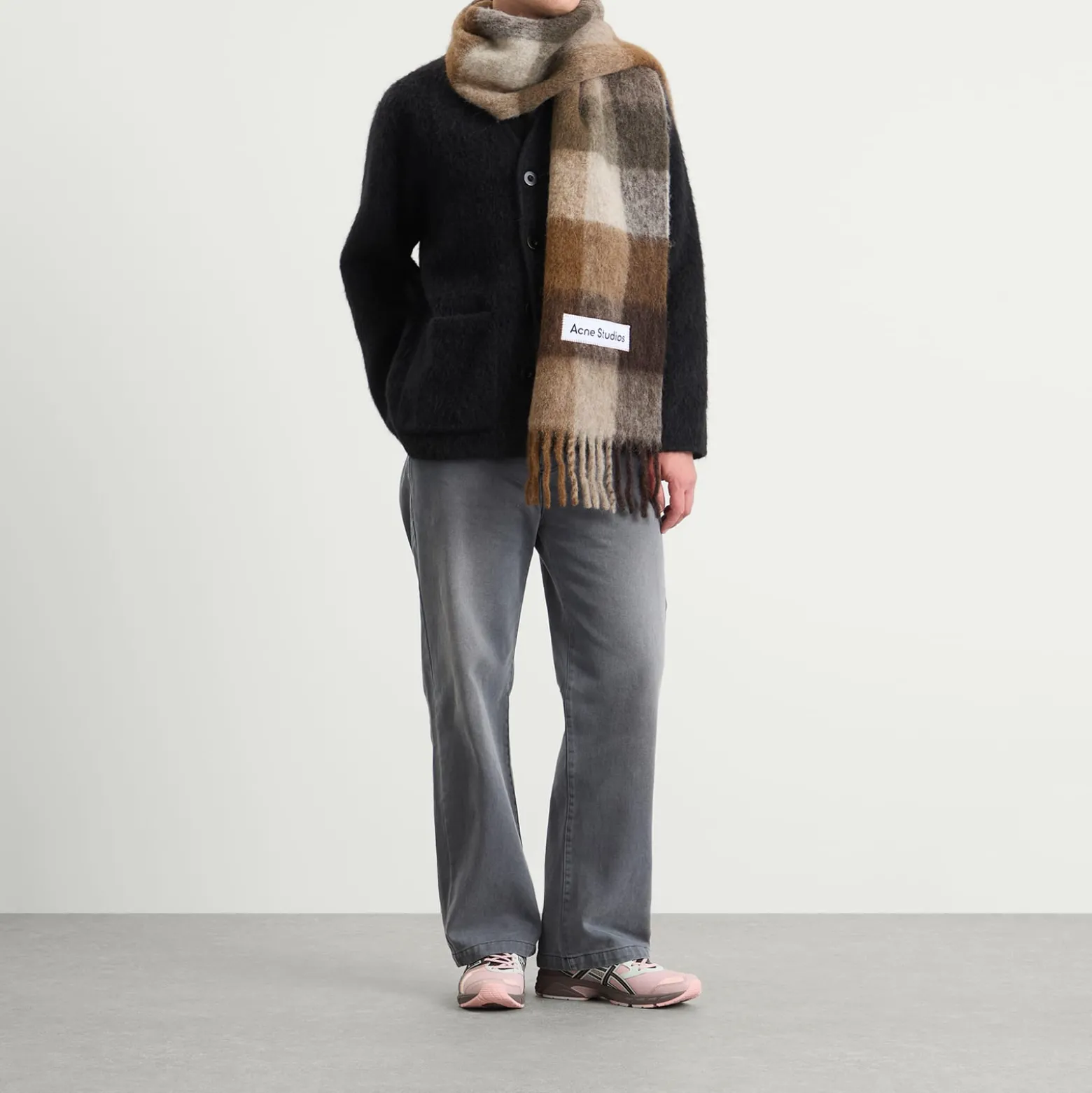 Acne Studios Vally Check Scarf