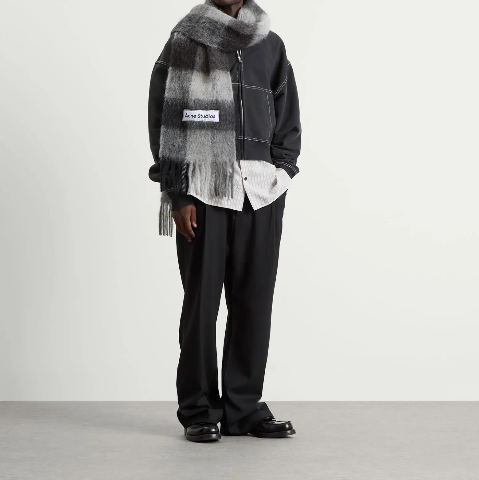 Acne Studios Vally Check Scarf