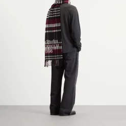 Acne Studios Venus Check Scarf
