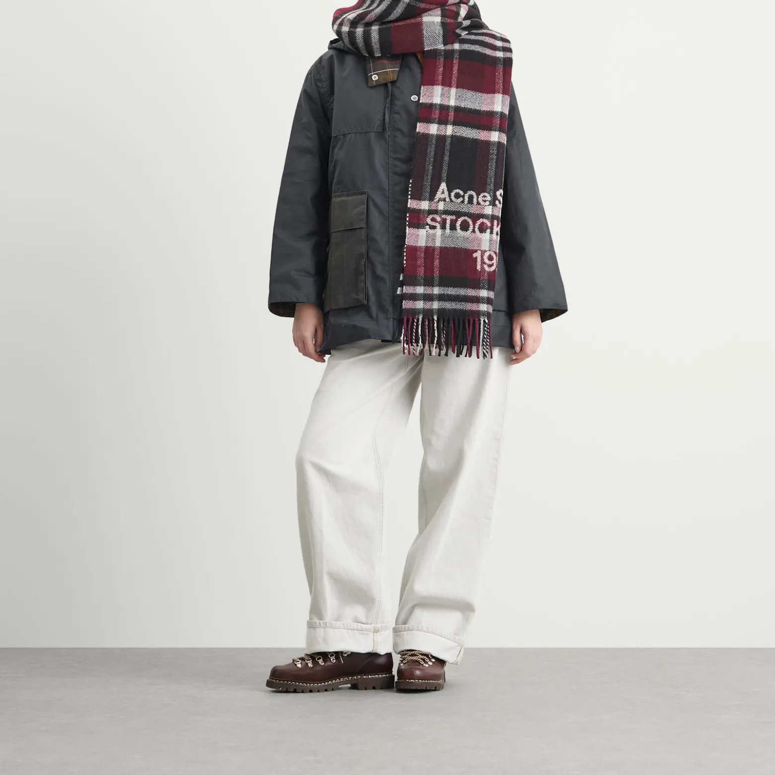 Acne Studios Venus Check Scarf