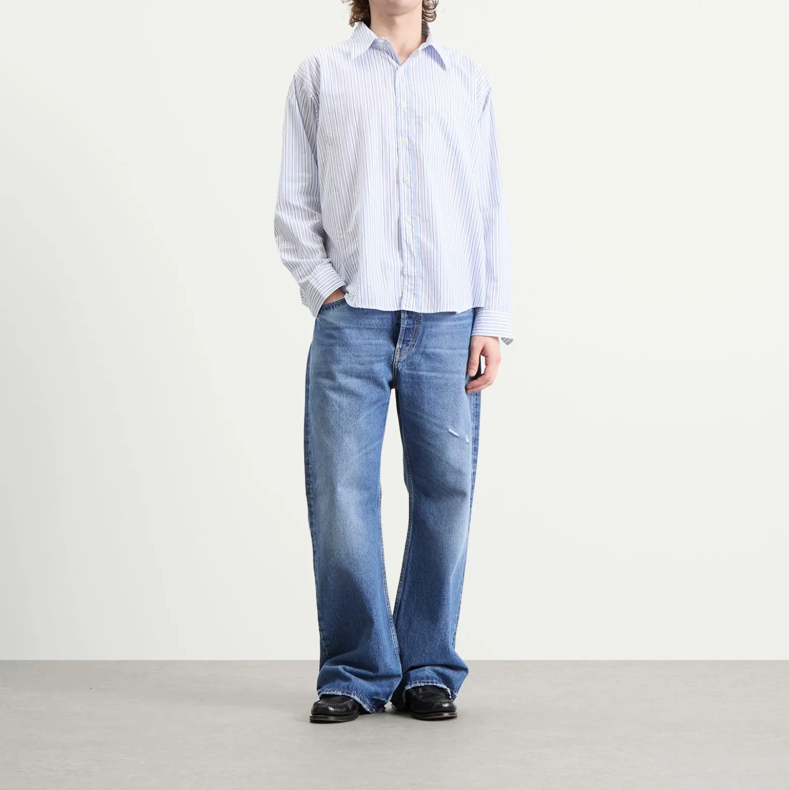 Acne Studios 2021 Vintage Wash Blue Denim Jeans