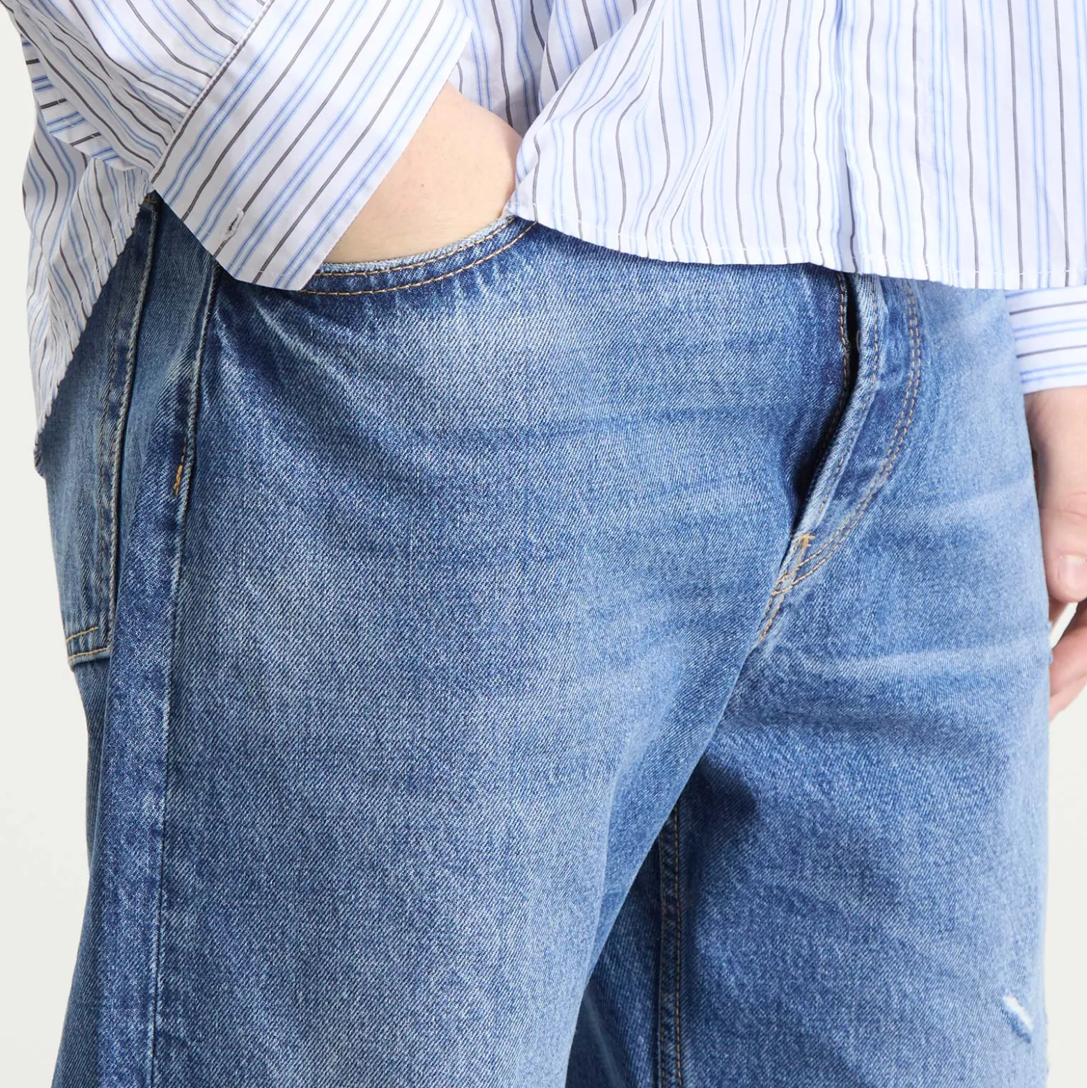 Acne Studios 2021 Vintage Wash Blue Denim Jeans