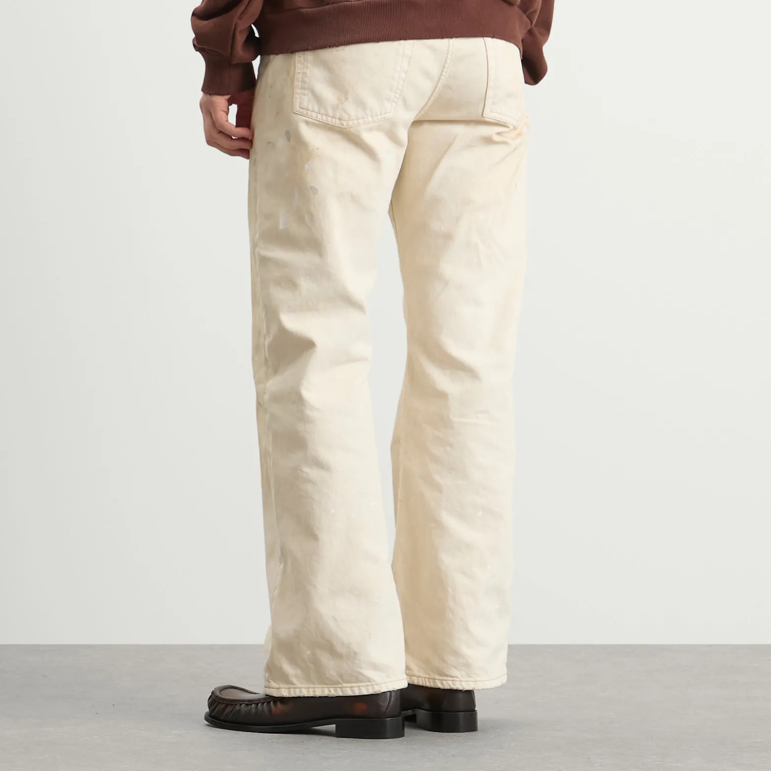 Acne Studios 2021 White Trafalgar Wide Leg Jeans