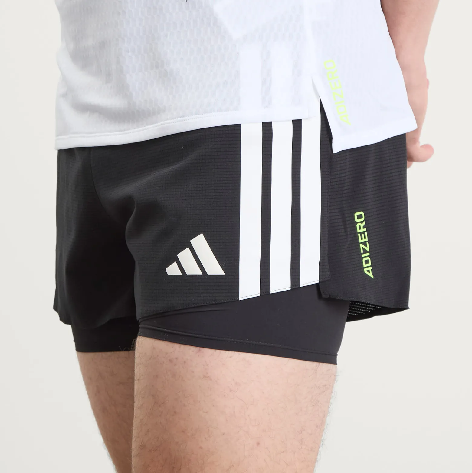 adidas Adizero Running 2-in-1 Gel Pocket Shorts