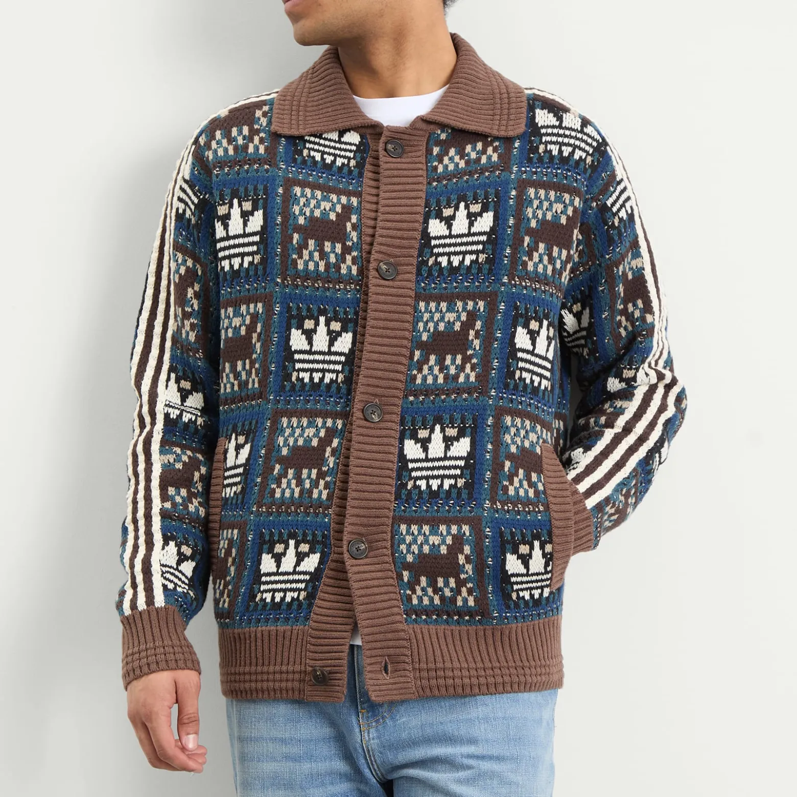 adidas Crafted Crochet Cardigan