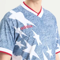 Adidas Denim Graphic Jersey Top