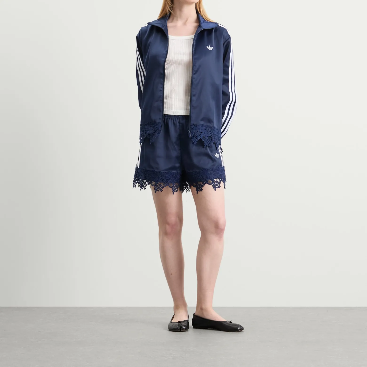 adidas Firebird Satin Lace Track Top