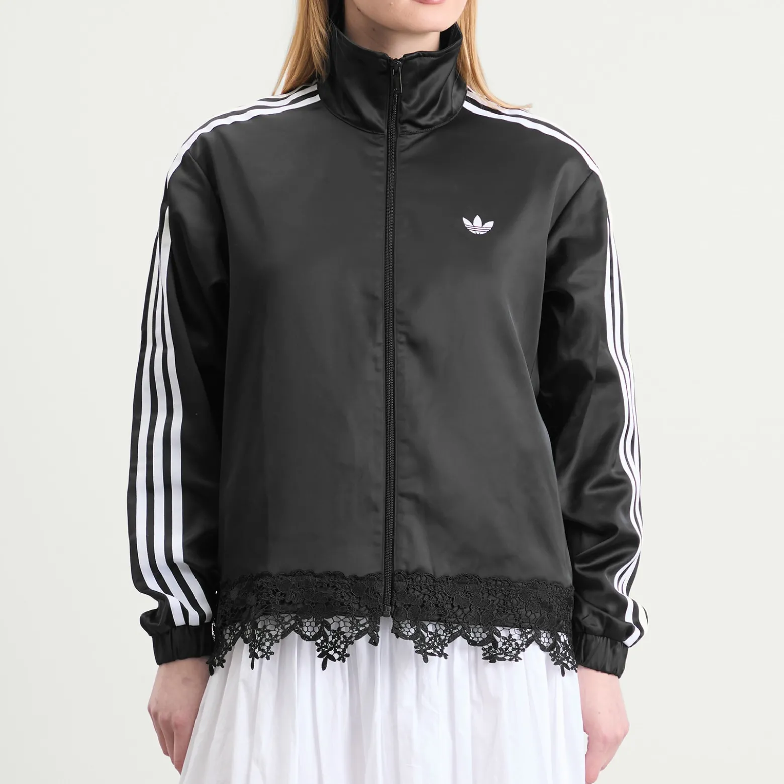 adidas Firebird Satin Lace Track Top