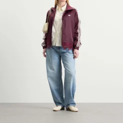 adidas Firebird Satin Lace Track Top