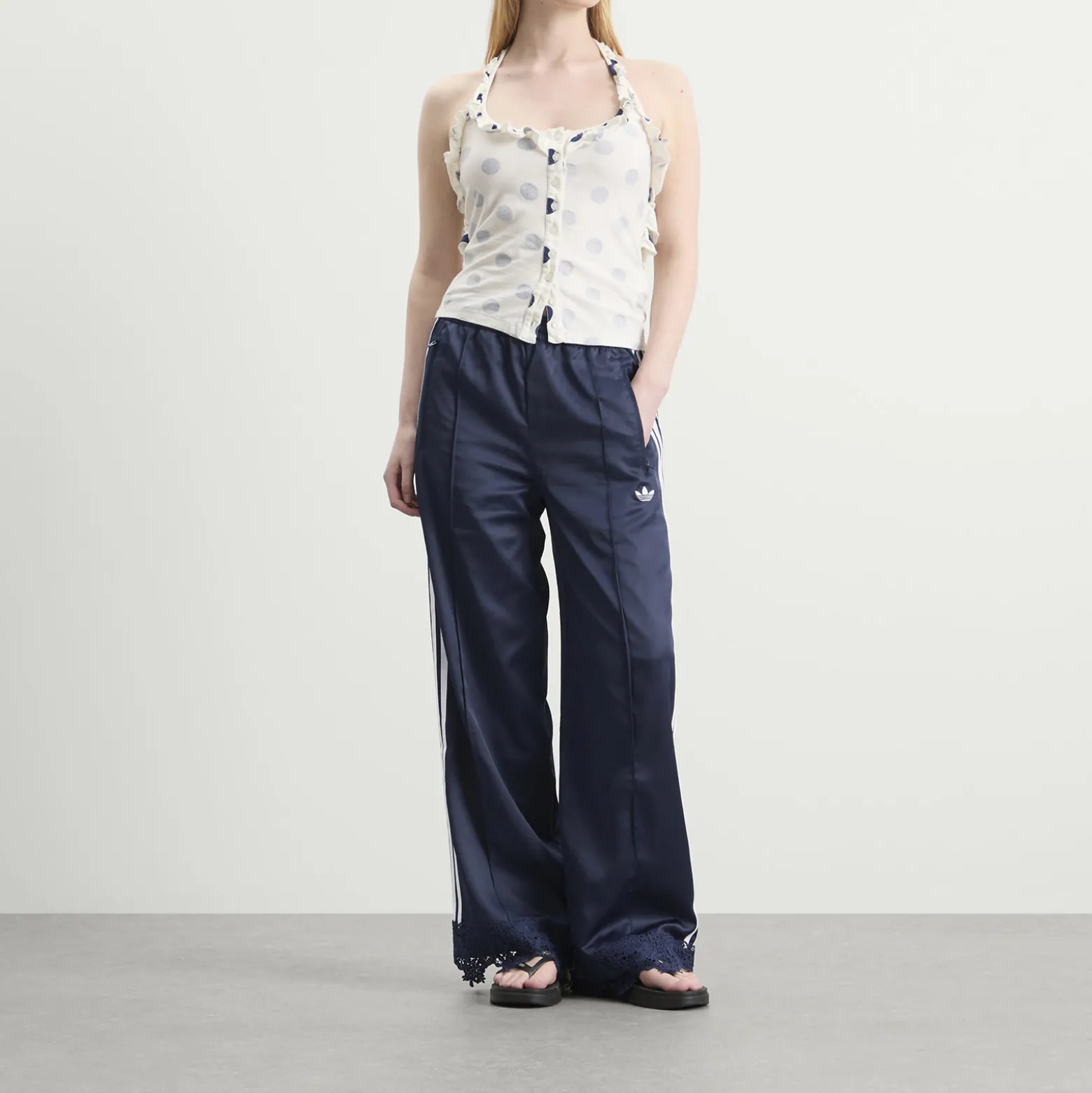 adidas Firebird Satin Lace Track Pant