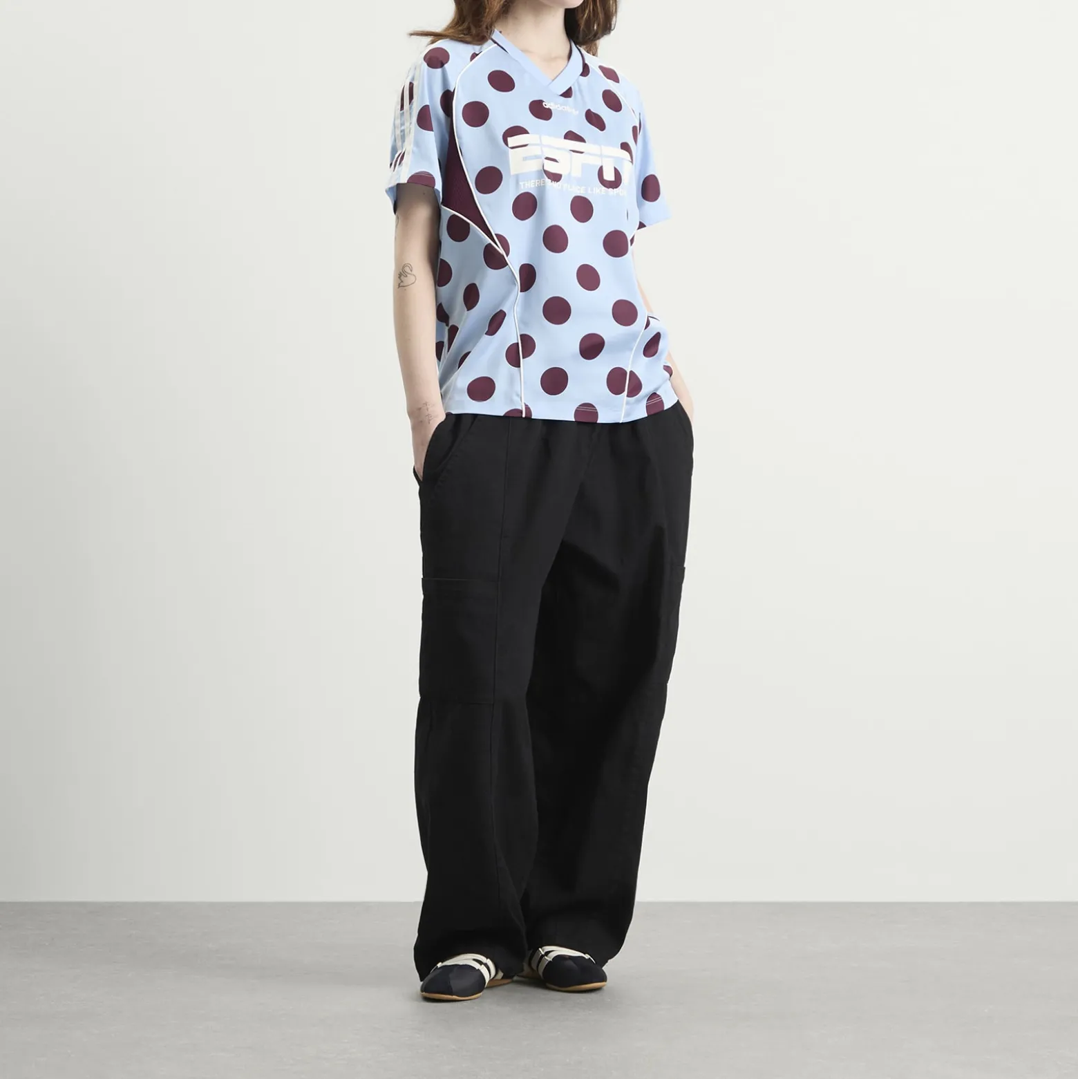 adidas Polka Dot Short Sleeve Jersey