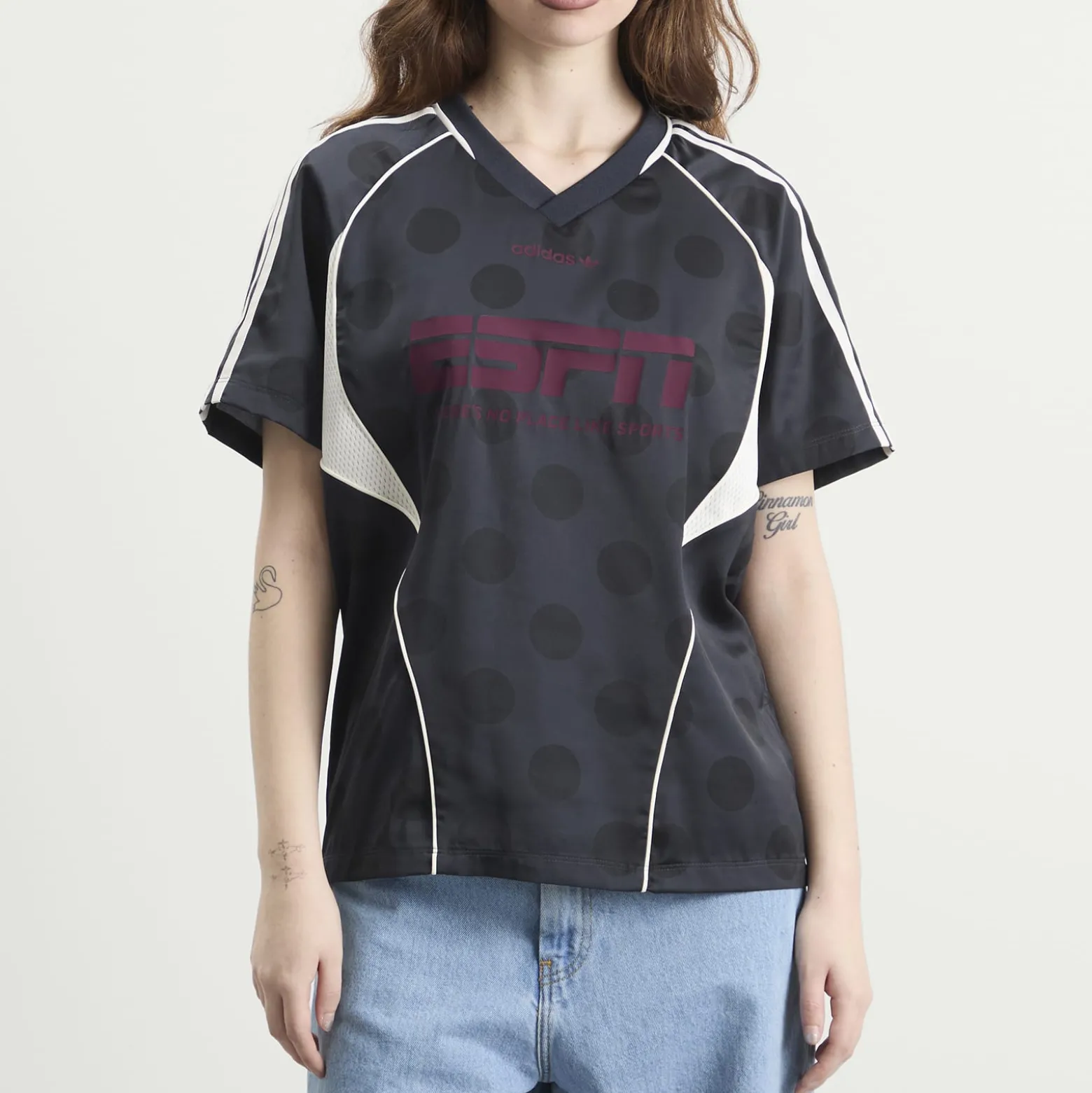 adidas Polka Dot Short Sleeve Jersey